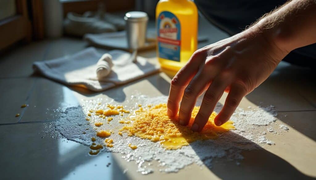 Nos conseils pour le nettoyage des sols en cas de taches de graisse alimentaires