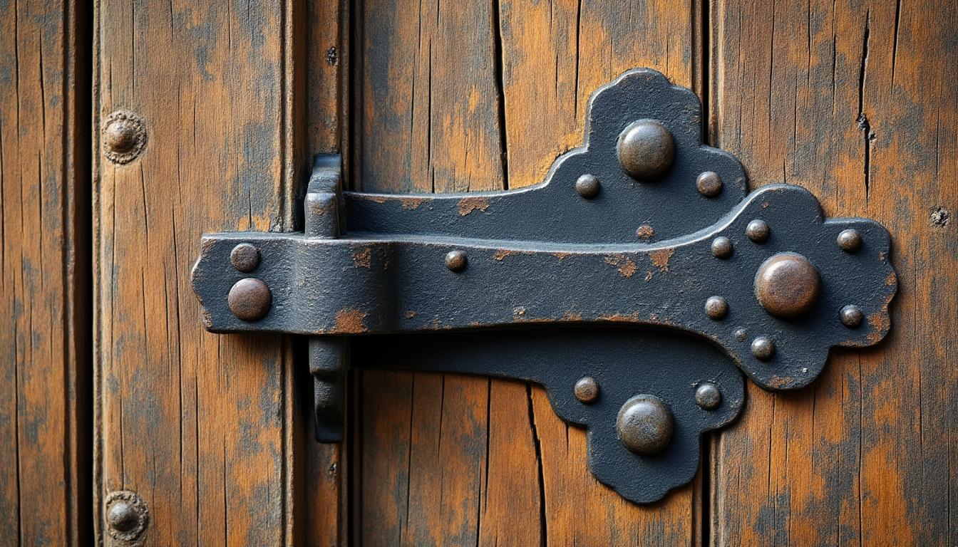 Les solutions pour une porte grinçante avec des charnières anciennes