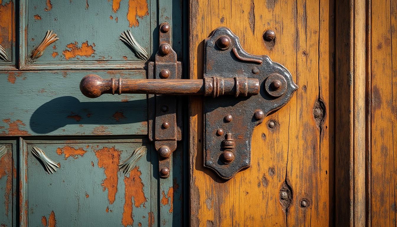 Traitements pour une porte grinçante dans une maison ancienne