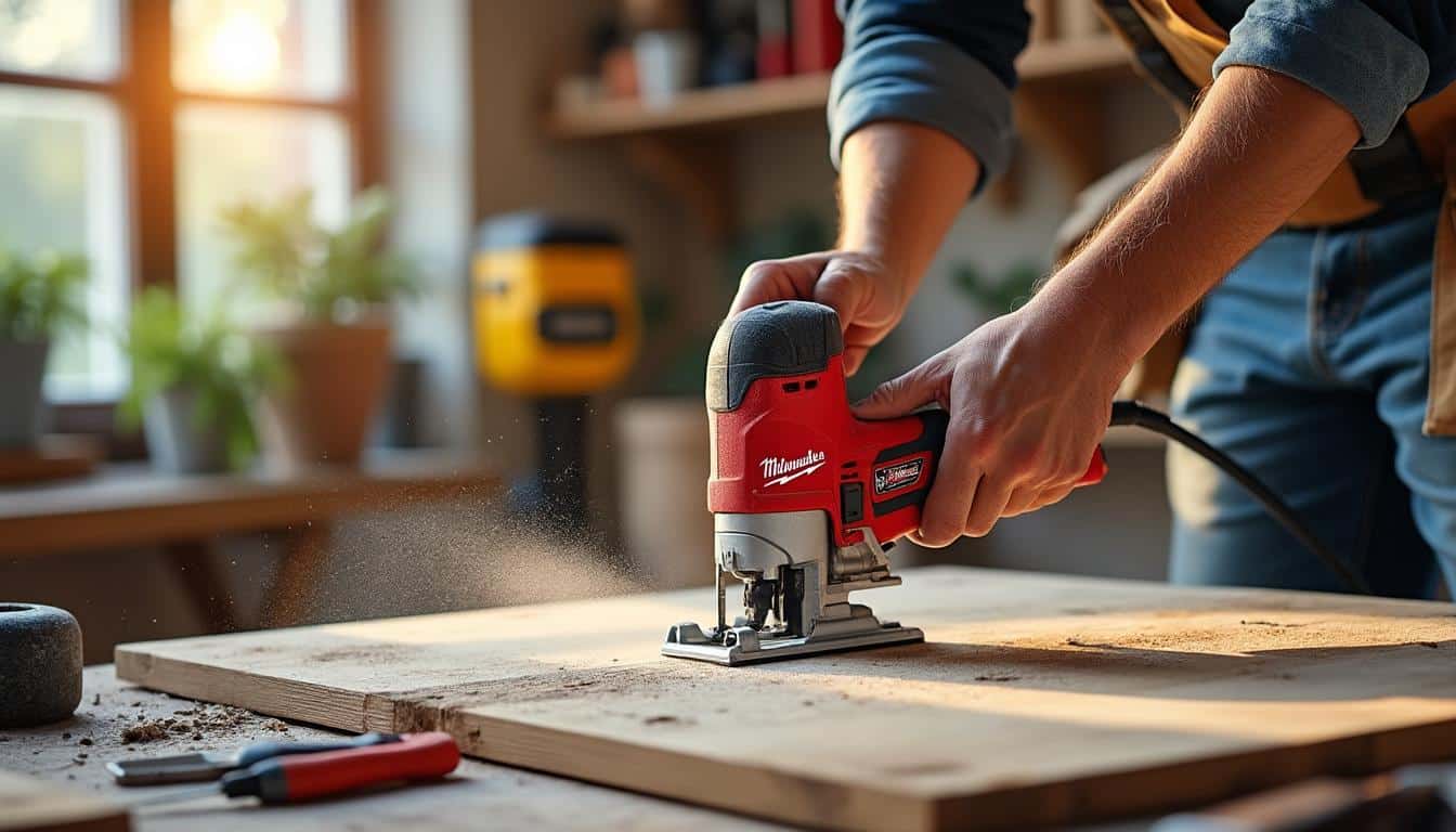 Illustration: Pourquoi opter pour une scie sabre Milwaukee lors de vos travaux au domicile ?