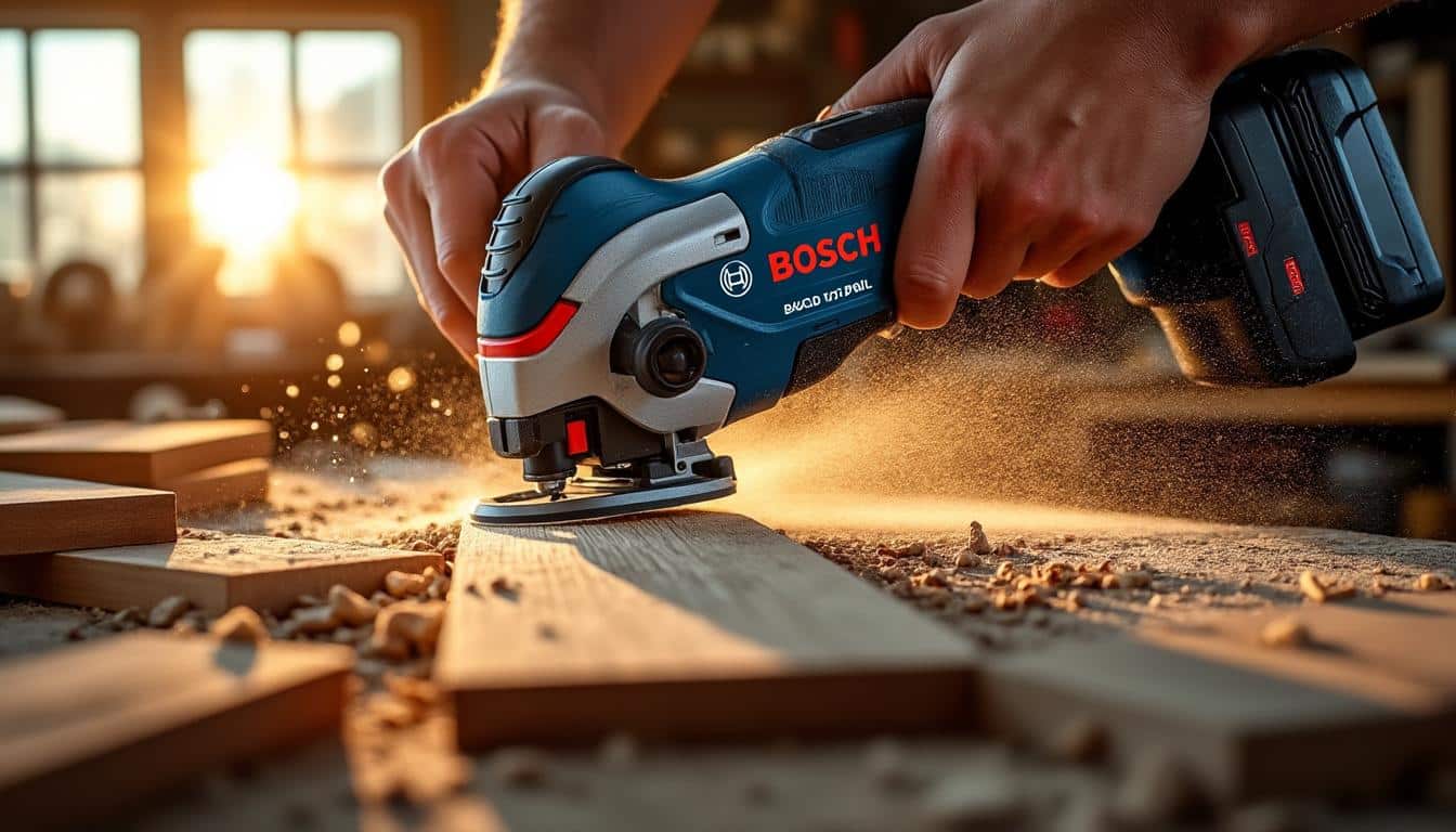 Illustration: Les fonctionnalités techniques qui font la force de la scie sauteuse Bosch 18 volts