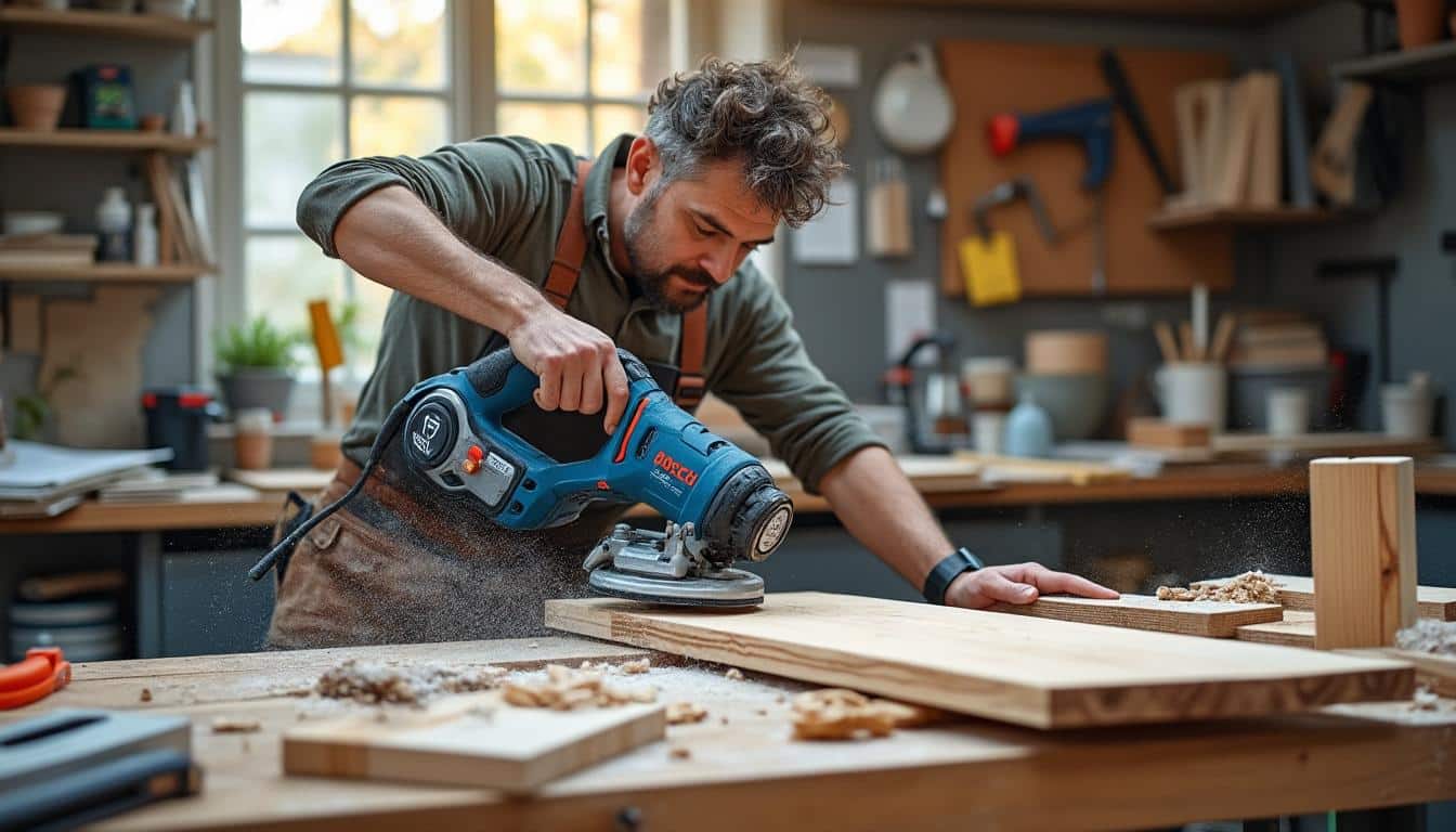 Illustration: Comment fonctionne et se distingue la scie vibrante Bosch dans l’univers du bricolage ?