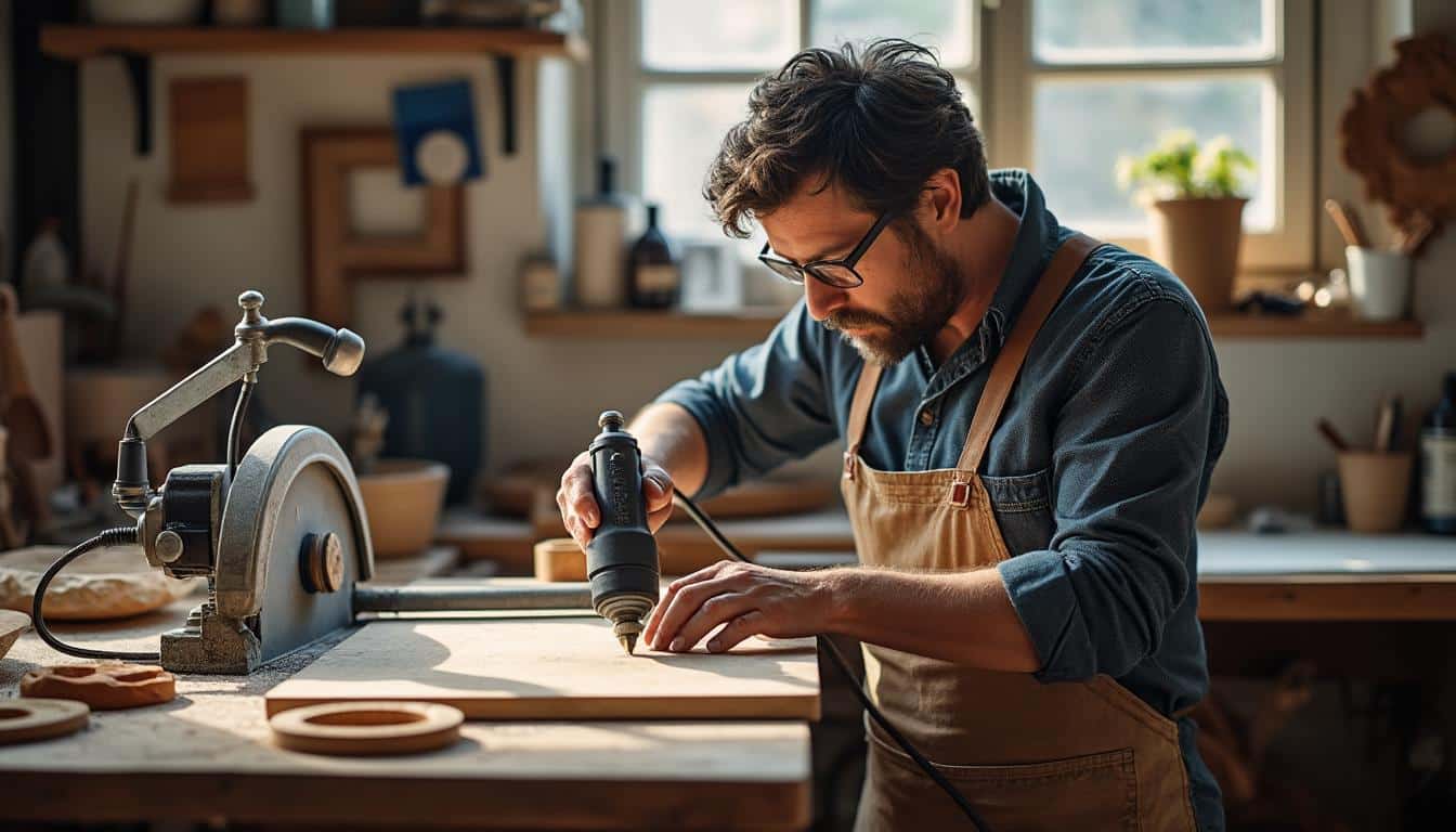 Illustration: Comprendre l’utilité d’une affûteuse pour la lame de scie circulaire