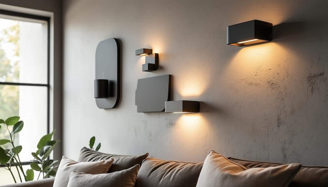 Illustration: Explorer les matériaux et styles qui donnent vie aux appliques noires murales