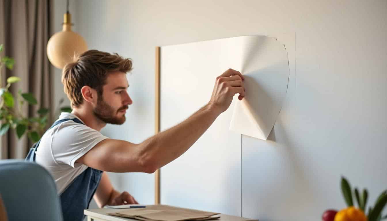 Illustration: Comment fonctionne une applique murale adhésive et comment l’installer facilement