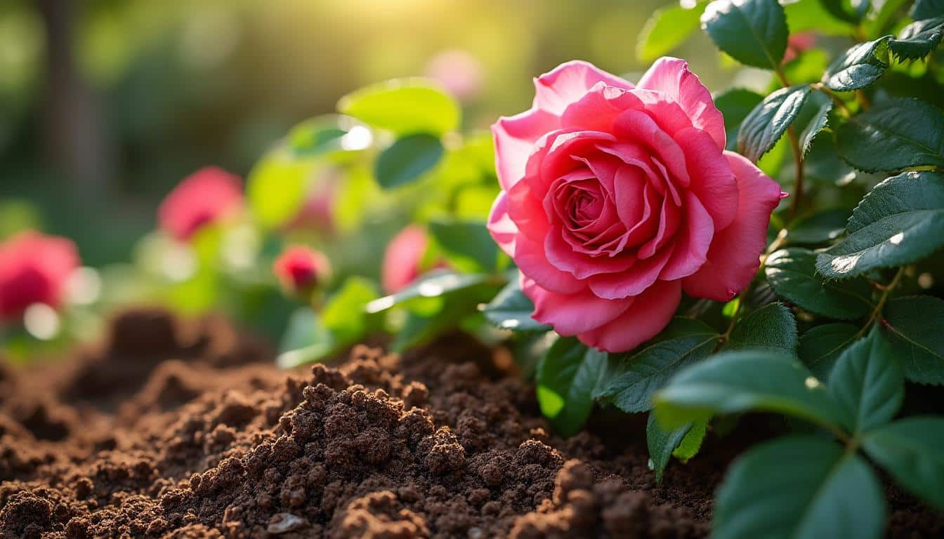 Engrais naturel pour les rosiers : soin efficace et écologique