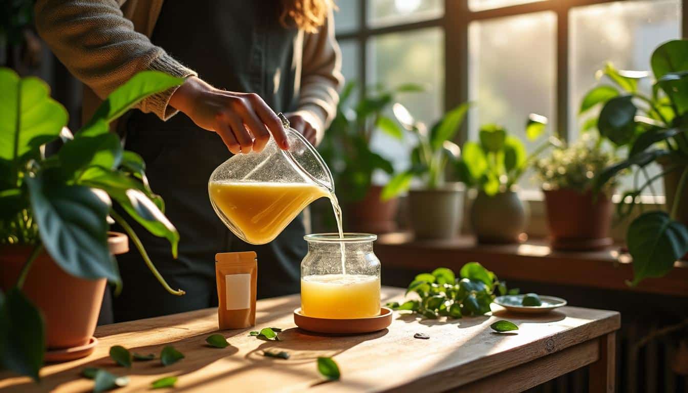 Illustration: Pourquoi privilégier un engrais naturel pour vos plantes vertes d’intérieur ?