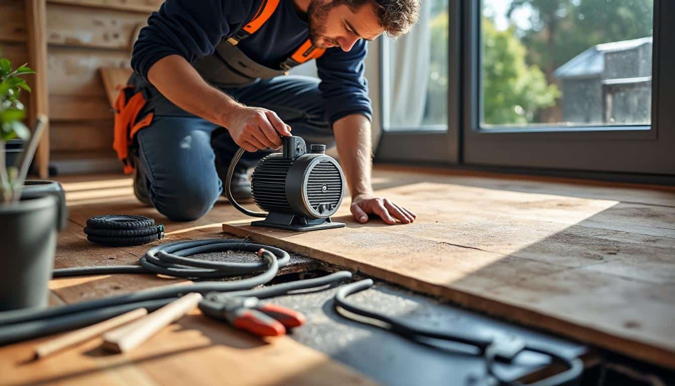 Illustration: Comment fonctionne une pompe à chaleur adaptée au chauffage par le sol ?