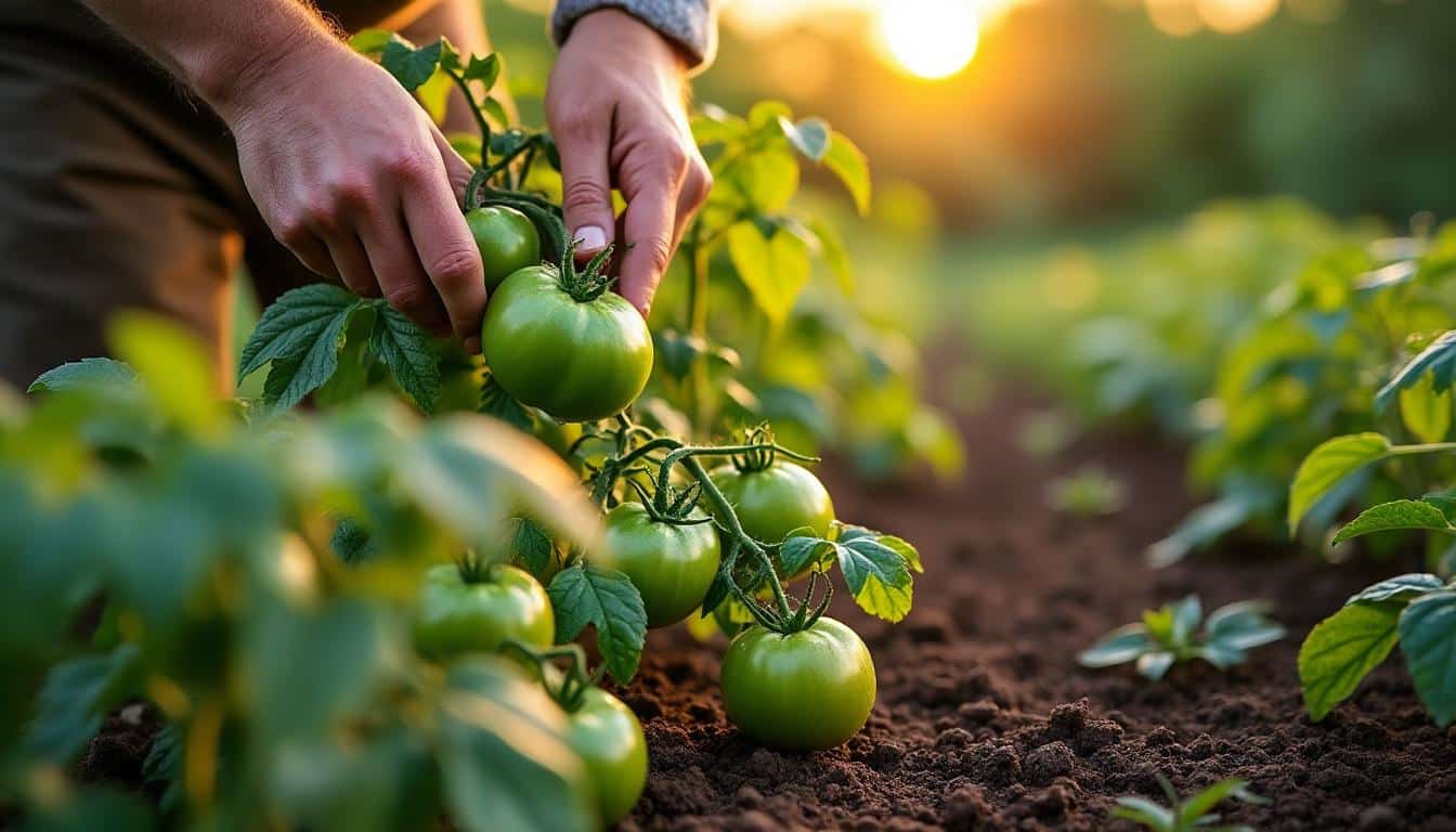 Illustration: Comprendre les besoins essentiels des plants de tomates pour une croissance optimale