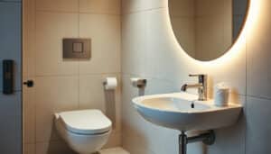 Applique pour les toilettes : éclairage pratique et design