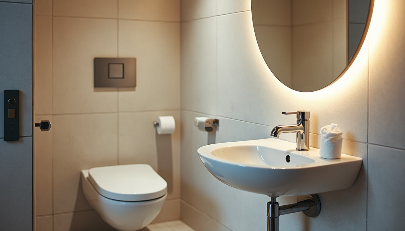 Applique pour les toilettes : éclairage pratique et design