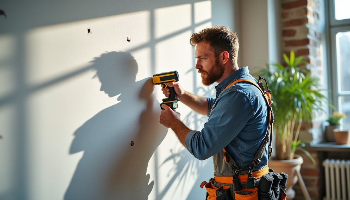 Illustration: Comprendre les spécificités des murs en plaques de plâtre pour installer une étagère