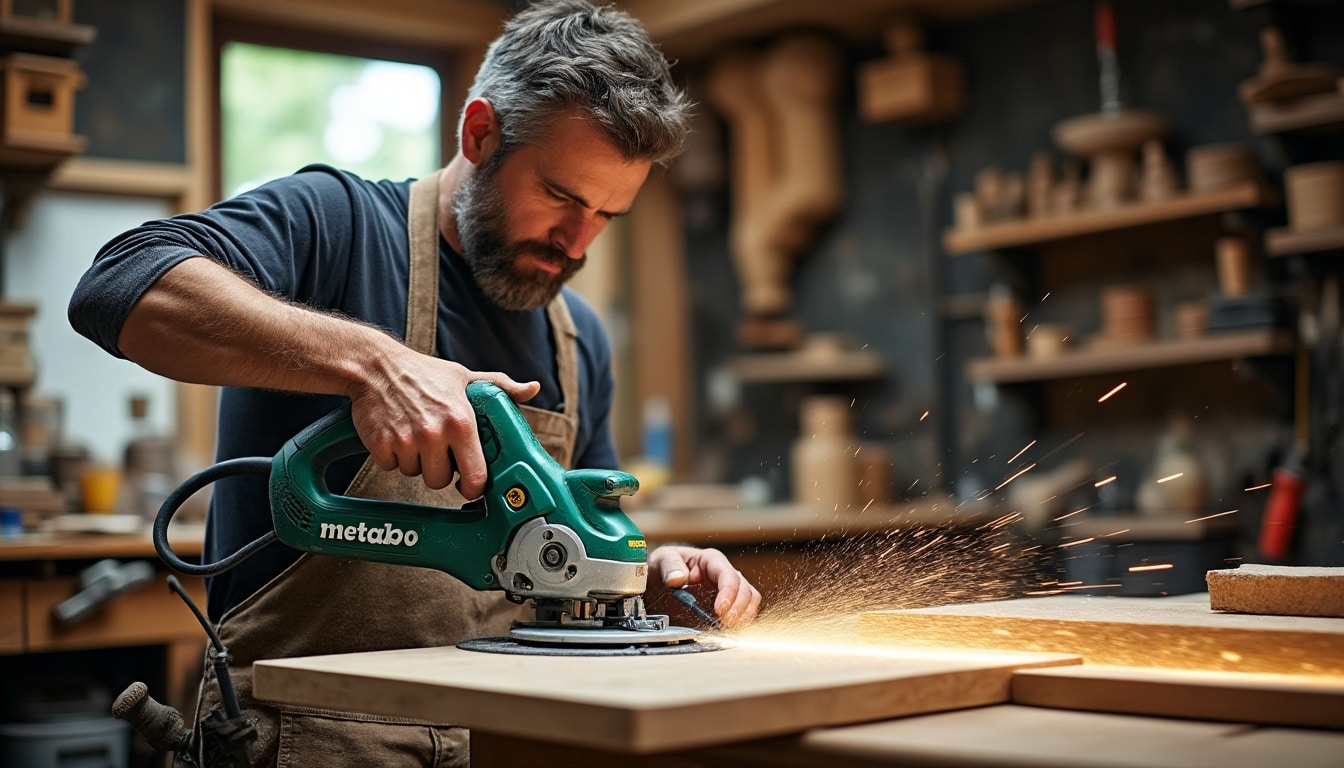 Metabo KGS 254 M : la scie à onglet radiale précise et puissante