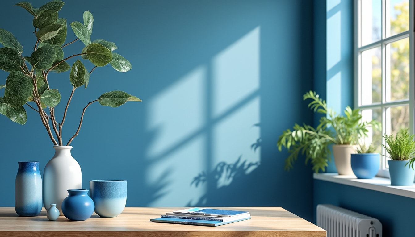 Bleu peinture : choisir la nuance idéale pour sublimer votre intérieur