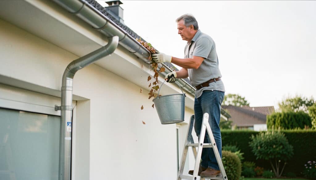 Comment nettoyer ses gouttières sans abîmer sa maison