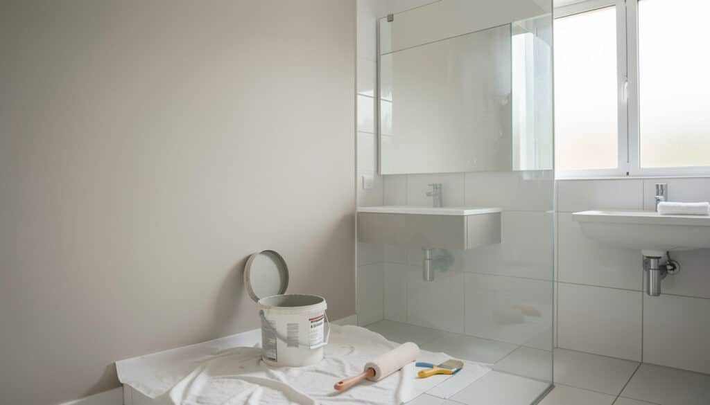 Quelle peinture choisir pour une salle de bain humide