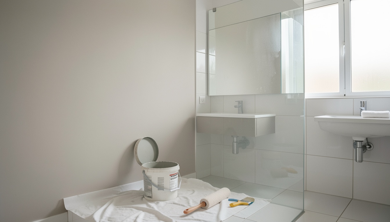 Quelle peinture choisir pour une salle de bain humide